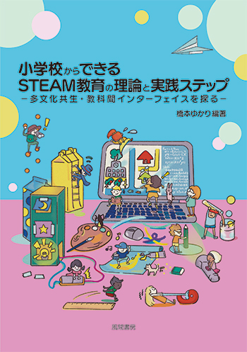 小学校からできるSTEAM教育の理論と実践ステップのイメージ